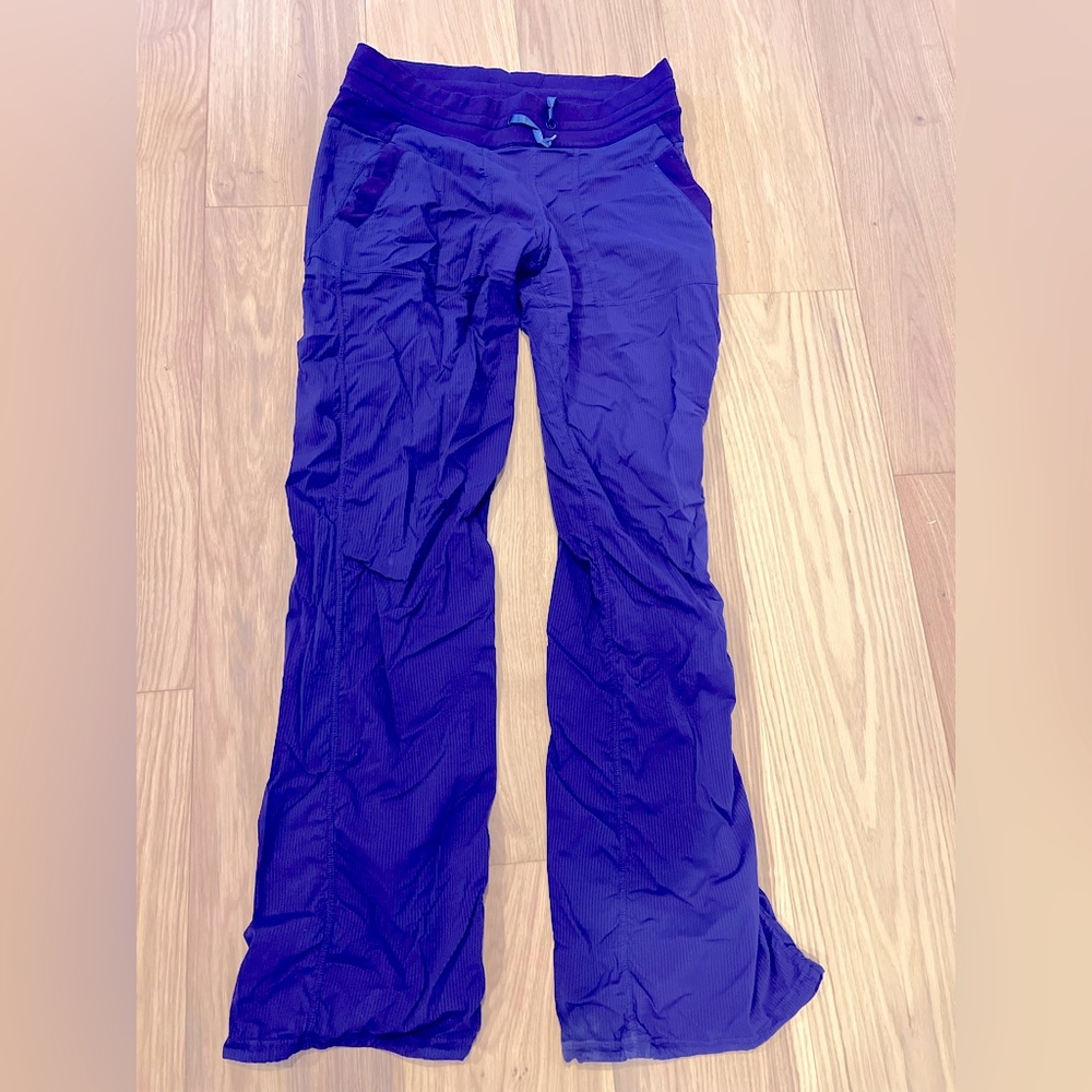 Lululemon dance studio pants -grape- 6- tall 33.5” inseam